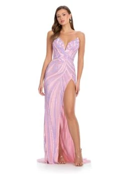Hera Gown 34 Hera Gown -Naked Dresses Store 11236 Lilac Pink ASHLEYlauren Hera Gown