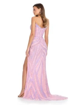 Hera Gown 35 Hera Gown -Naked Dresses Store 11236 Lilac Pink ASHLEYlauren Hera Gown. Back