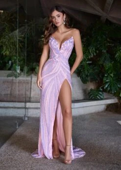 Hera Gown 36 Hera Gown -Naked Dresses Store 11236 Lilac Pink ASHLEYlauren Hera Gown. Editorial