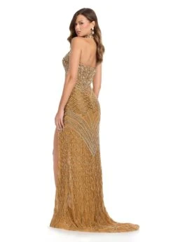 Dior Gown -Naked Dresses Store 12013 Gold 2