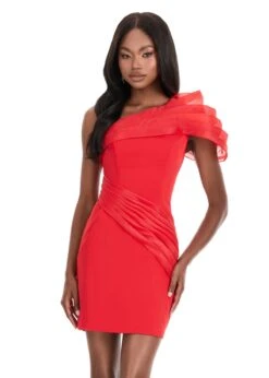 Kiraz Mini Dress -Naked Dresses Store 4839 Red 1