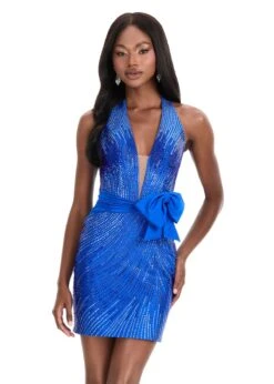 Lorelei Mini Dress -Naked Dresses Store 4854 Royal 1