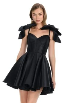 Galene Mini Dress -Naked Dresses Store 4855 Black 1