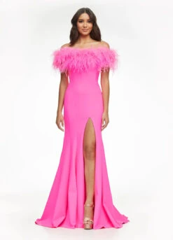 Genevieve Gown -Naked Dresses Store ASHELYlauren 11099 Pink Genevieve Evening Gown