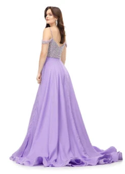 Marcella Gown 13 Marcella Gown -Naked Dresses Store ASHELYlauren 11253 Lilac Marcella Evening Gown. Back