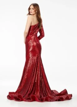 Naked Dresses Store -Naked Dresses Store ASHLEYlauren 11026 Red Micah Gown. Back