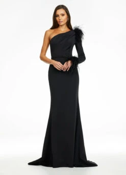 Isla Gown -Naked Dresses Store ASHLEYlauren 11131 Black Isla Evening Gown
