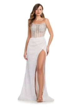 Idol Gown 38 Idol Gown -Naked Dresses Store ASHLEYlauren 11238 Ivory Idol Evening Gown