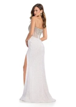 Idol Gown 39 Idol Gown -Naked Dresses Store ASHLEYlauren 11238 Ivory Idol Evening Gown Back