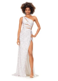 Zafira Gown -Naked Dresses Store ASHLEYlauren 11288 Ivory Zafira Evening Gown