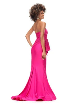 Aubrey Gown -Naked Dresses Store ASHLEYlauren 11295 Pink Aubrey Evening Gown. Back