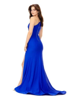 Maddie Gown 19 Maddie Gown -Naked Dresses Store ASHLEYlauren 11303 Blue Maddie Evening Gown. Back