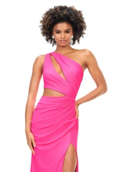 Maddie Gown 17 Maddie Gown -Naked Dresses Store ASHLEYlauren 11303 Pink Maddie Evening Gown. Close Up