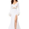 Larna Gown 19 Larna Gown -Naked Dresses Store ASHLEYlauren 11308 White Larna Evening Gown