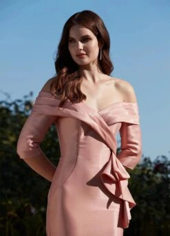 Celina Gown -Naked Dresses Store ASHLEYlauren 11324 Rose Gold Celina Gown Editorial