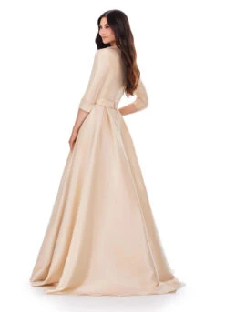 Felicity Gown -Naked Dresses Store ASHLEYlauren 11326 Ivory Felicity Evening Gown Back