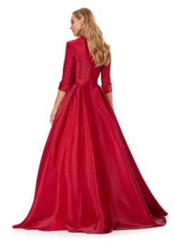 Felicity Gown -Naked Dresses Store ASHLEYlauren 11326 Red Felicity Evening Gown. Back