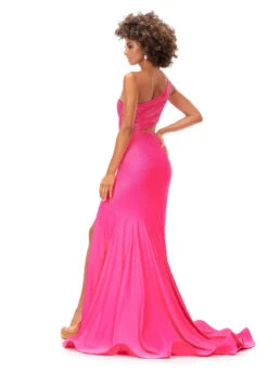 Billie Gown -Naked Dresses Store ASHLEYlauren 11337 Pink Billie Evening Gown. Back