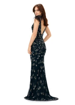 Fia Gown 14 Fia Gown -Naked Dresses Store ASHLEYlauren 11349 Black Fia Evening Gown. Back