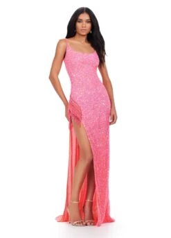 Cerai Gown 16 Cerai Gown -Naked Dresses Store ASHLEYlauren 11357 Neon Pink Cerai Evening Gown