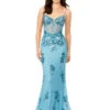 Audrina Gown -Naked Dresses Store ASHLEYlauren 11362 Sky Blue Audrina Evening Gown