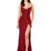 Amora Gown -Naked Dresses Store ASHLEYlauren 11363 Red Amora Evening Gown