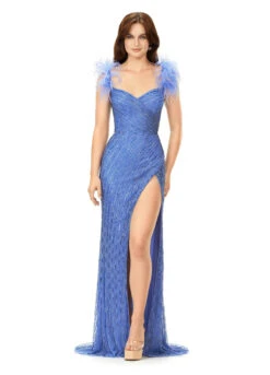 Haven Gown 18 Haven Gown -Naked Dresses Store ASHLEYlauren 11367 Periwinkle Haven Evening Gown