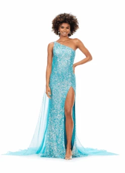 Miron Gown 23 Miron Gown -Naked Dresses Store ASHLEYlauren 11371 Aqua Miron Evening Gown