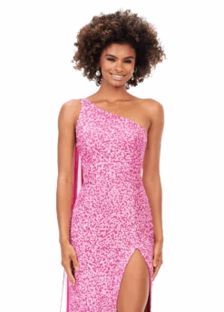 Miron Gown 22 Miron Gown -Naked Dresses Store ASHLEYlauren 11371 Pink Miron Evening Gown. Close Up