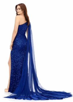 Miron Gown 27 Miron Gown -Naked Dresses Store ASHLEYlauren 11371 Royal Miron Evening Gown. Back