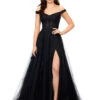 Yasmina Gown -Naked Dresses Store ASHLEYlauren 11376 Black Yasmina Evening Gown