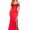 Irina Gown -Naked Dresses Store ASHLEYlauren 11391 Red Irina Evening Gown