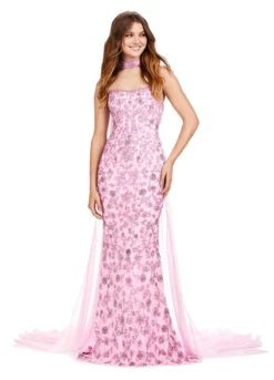 Soraya Gown 9 Soraya Gown -Naked Dresses Store ASHLEYlauren 11404 Pink Soraya Evening Gown