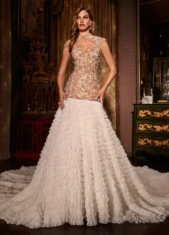 Jaylyn Gown 7 Jaylyn Gown -Naked Dresses Store ASHLEYlauren 11428 Pink Jaylyn Evening Gown. Editorial Front