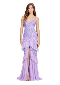 Sloane Gown -Naked Dresses Store ASHLEYlauren 11437 Lilac Sloane Evening Gown