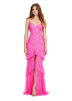 Sloane Gown -Naked Dresses Store ASHLEYlauren 11437 Pink Sloane Evening Gown