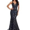 Brianna Gown -Naked Dresses Store ASHLEYlauren 11444 Black Brianna Evening Gown