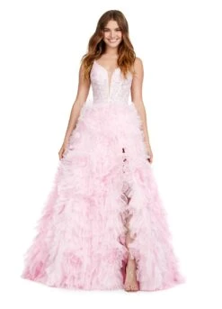 Brooke Gown -Naked Dresses Store ASHLEYlauren 11446 Pink Brooke Gown