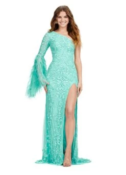 Imani Gown 21 Imani Gown -Naked Dresses Store ASHLEYlauren 11452 Aqua Imani Gown