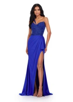 Amani Gown -Naked Dresses Store ASHLEYlauren 11454 Royal Amani Evening Gown