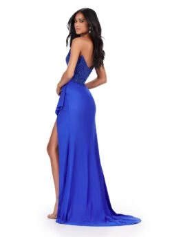 Amani Gown -Naked Dresses Store ASHLEYlauren 11454 Royal Amani Evening Gown. Back