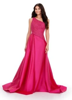 Veronica Gown -Naked Dresses Store ASHLEYlauren 11456 Fuchsia Veronica Evening Gown