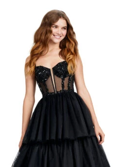 Isadora Gown 24 Isadora Gown -Naked Dresses Store ASHLEYlauren 11462 Black Isadora Evening Gown. Close Up