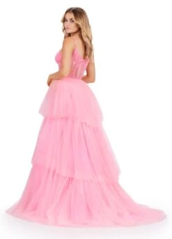 Isadora Gown 28 Isadora Gown -Naked Dresses Store ASHLEYlauren 11462 Pink Isadora Evening Gown. Back