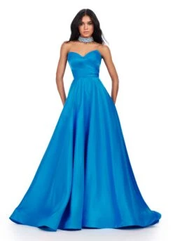 Amore Gown -Naked Dresses Store ASHLEYlauren 11473 Peacock Amore Evening Gown