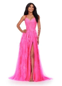 Samaria Gown -Naked Dresses Store ASHLEYlauren 11480 Pink Samaria Evening Gown