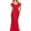 Gigi Gown -Naked Dresses Store ASHLEYlauren 11481 Red Gigi Evening Gown