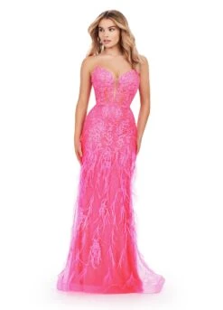 Cipriani Gown -Naked Dresses Store ASHLEYlauren 11483 Pink Cipriani Evening Gown