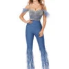Eloise Jumpsuit -Naked Dresses Store ASHLEYlauren 11513 Blue Eloise Jumpsuit
