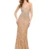 Reign Gown -Naked Dresses Store ASHLEYlauren 11519 Silver Reign Evening Gown